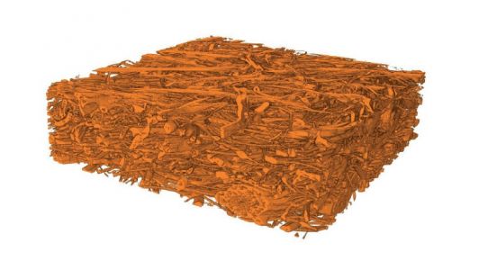 Fibres dans un composite