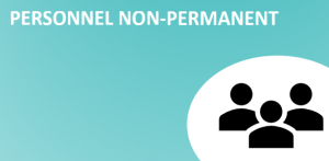 Personnel non permanent
